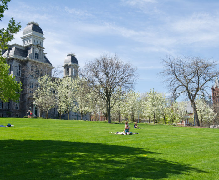 Hall of Languages in summer